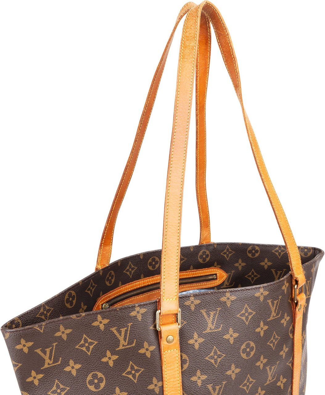 Louis Vuitton Louis Vuitton Canvas Monogram Sac Shopping Shoulder Bag Bruin