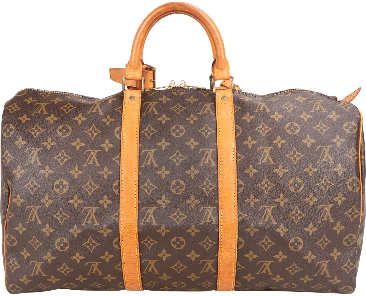 Louis Vuitton Louis Vuitton Canvas Monogram Keepall 50 Bruin