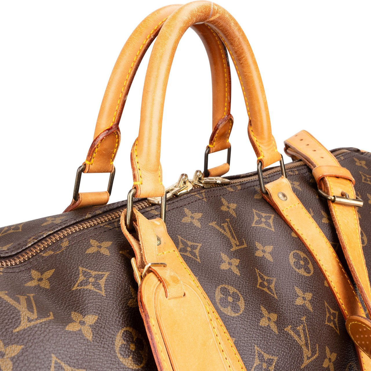 Louis Vuitton Louis Vuitton Canvas Monogram Keepall 55 Bandouliere Bruin