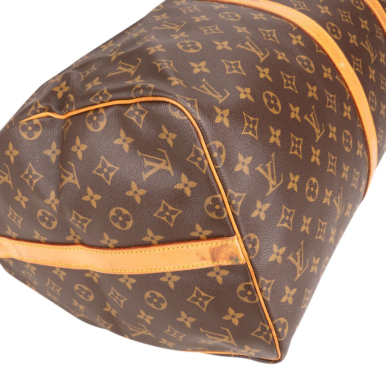 Louis Vuitton Louis Vuitton Canvas Monogram Keepall 55 Bandouliere Bruin
