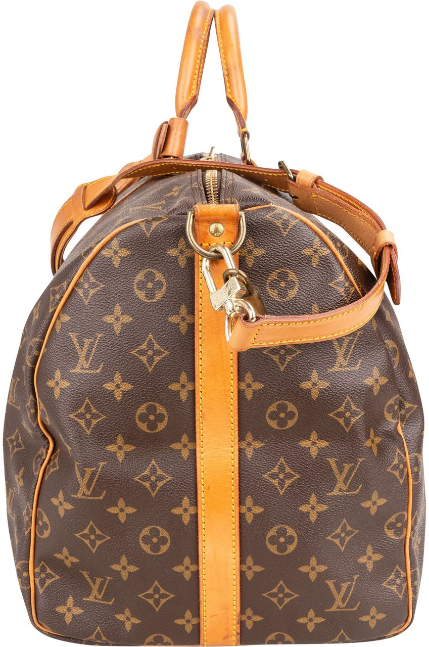 Louis Vuitton Louis Vuitton Canvas Monogram Keepall 55 Bandouliere Bruin