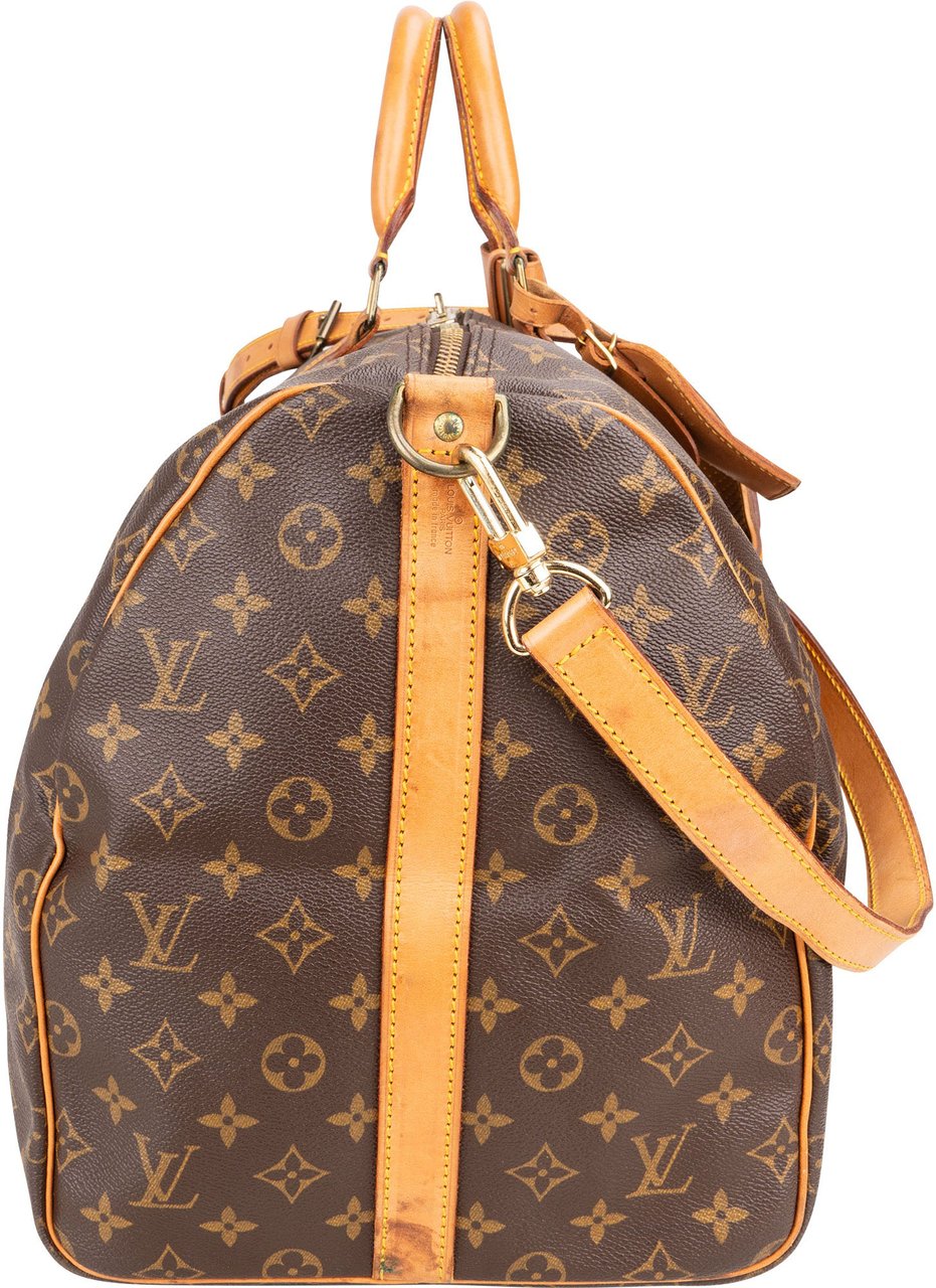 Louis Vuitton Louis Vuitton Canvas Monogram Keepall 55 Bandouliere Bruin