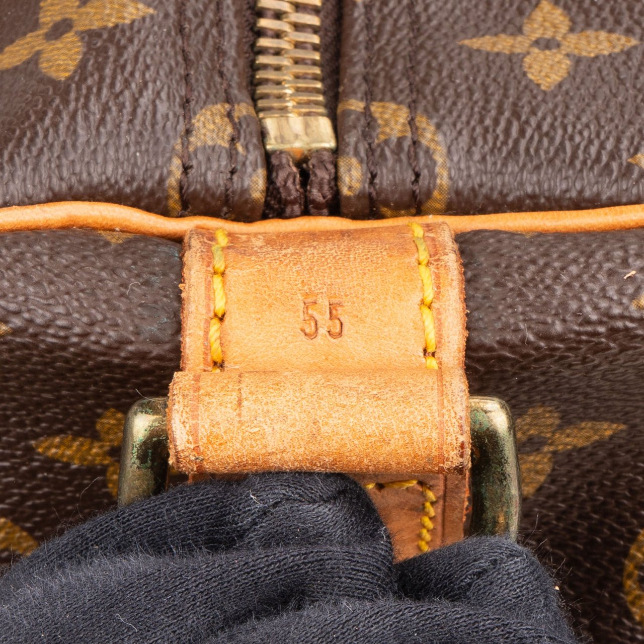 Louis Vuitton Louis Vuitton Canvas Monogram Keepall 55 Bandouliere Bruin