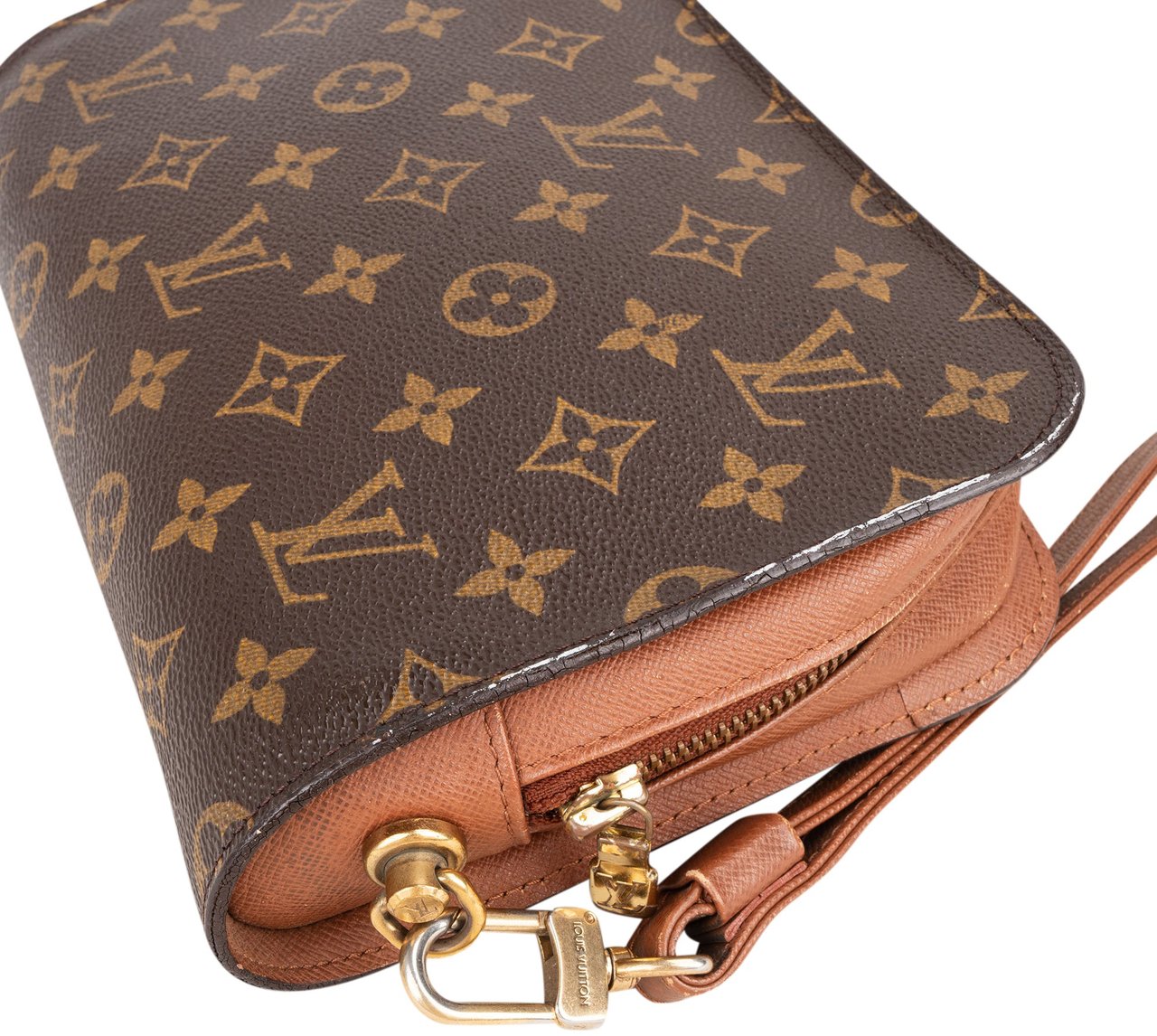 Louis Vuitton Louis Vuitton Canvas Monogram Orsay Clutch Bruin