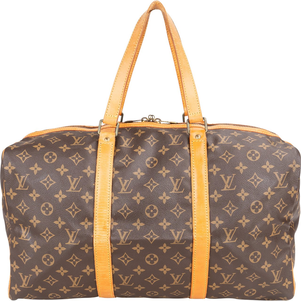 Louis Vuitton Louis Vuitton Canvas Monogram Sac Souple 45 Travel Bag Bruin