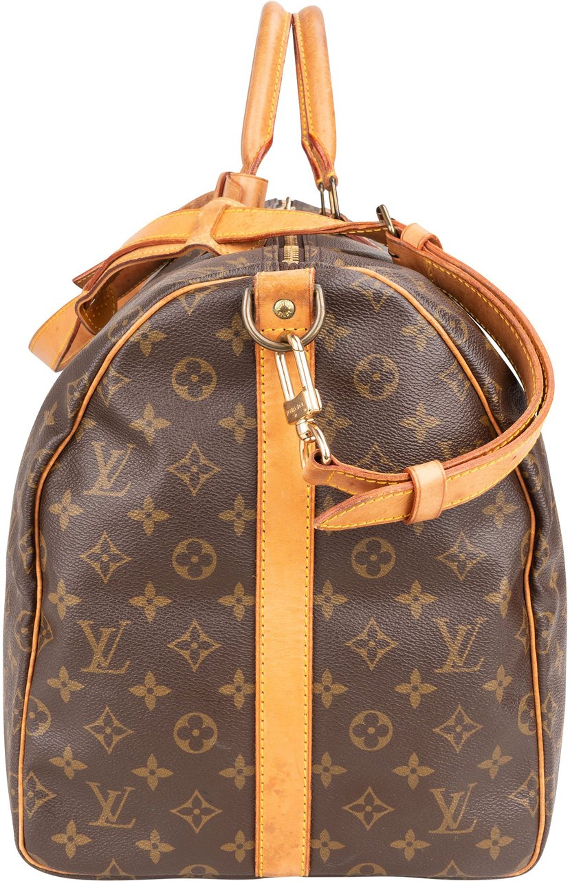 Louis Vuitton Louis Vuitton Canvas Monogram Keepall 55 Bandouliere Bruin