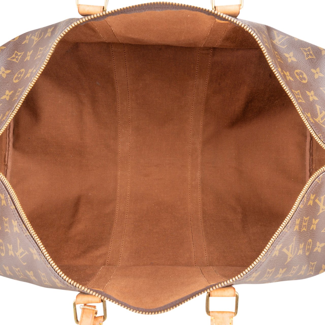 Louis Vuitton Louis Vuitton Canvas Monogram Keepall 55 Bandouliere Bruin