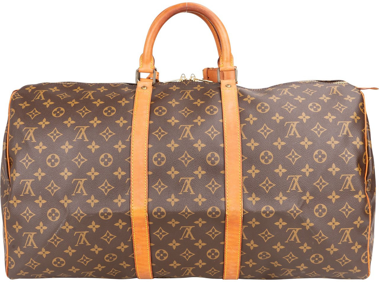 Louis Vuitton Louis Vuitton Canvas Monogram Keepall 55 Bruin