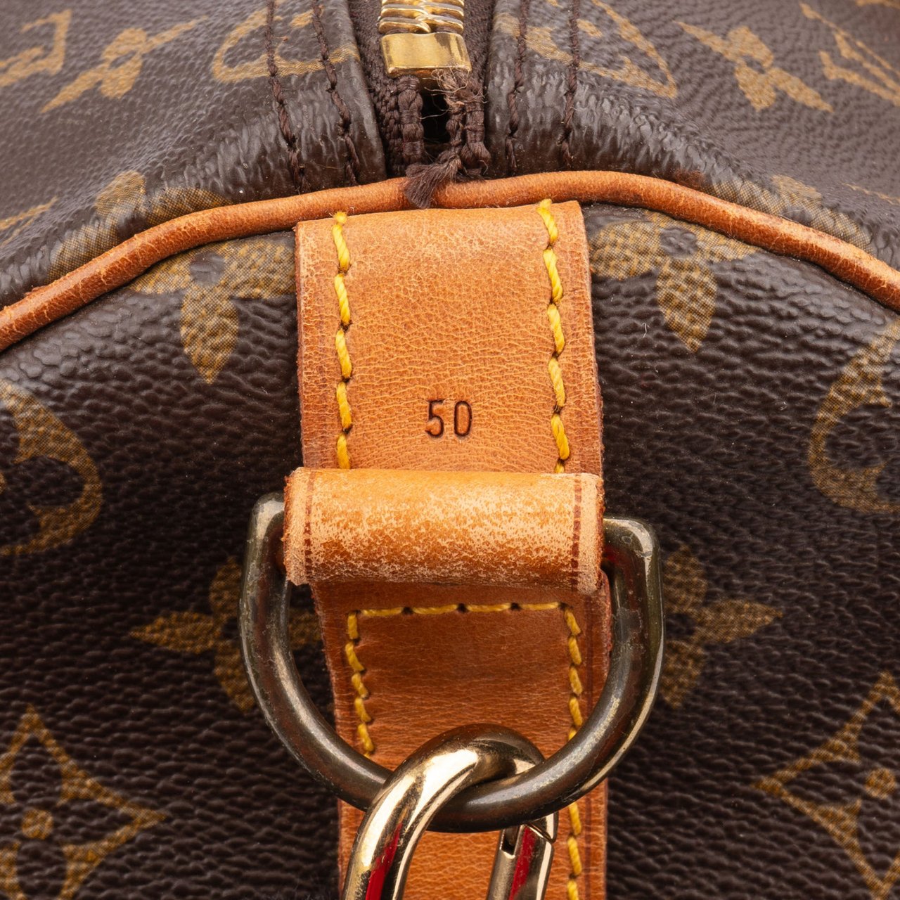 Louis Vuitton Louis Vuitton Canvas Monogram Keepall 50 Bandouliere Bruin