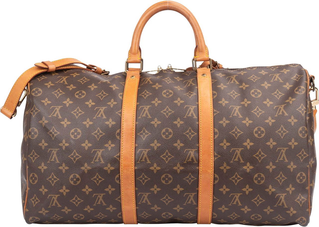 Louis Vuitton Louis Vuitton Canvas Monogram Keepall 50 Bandouliere Bruin