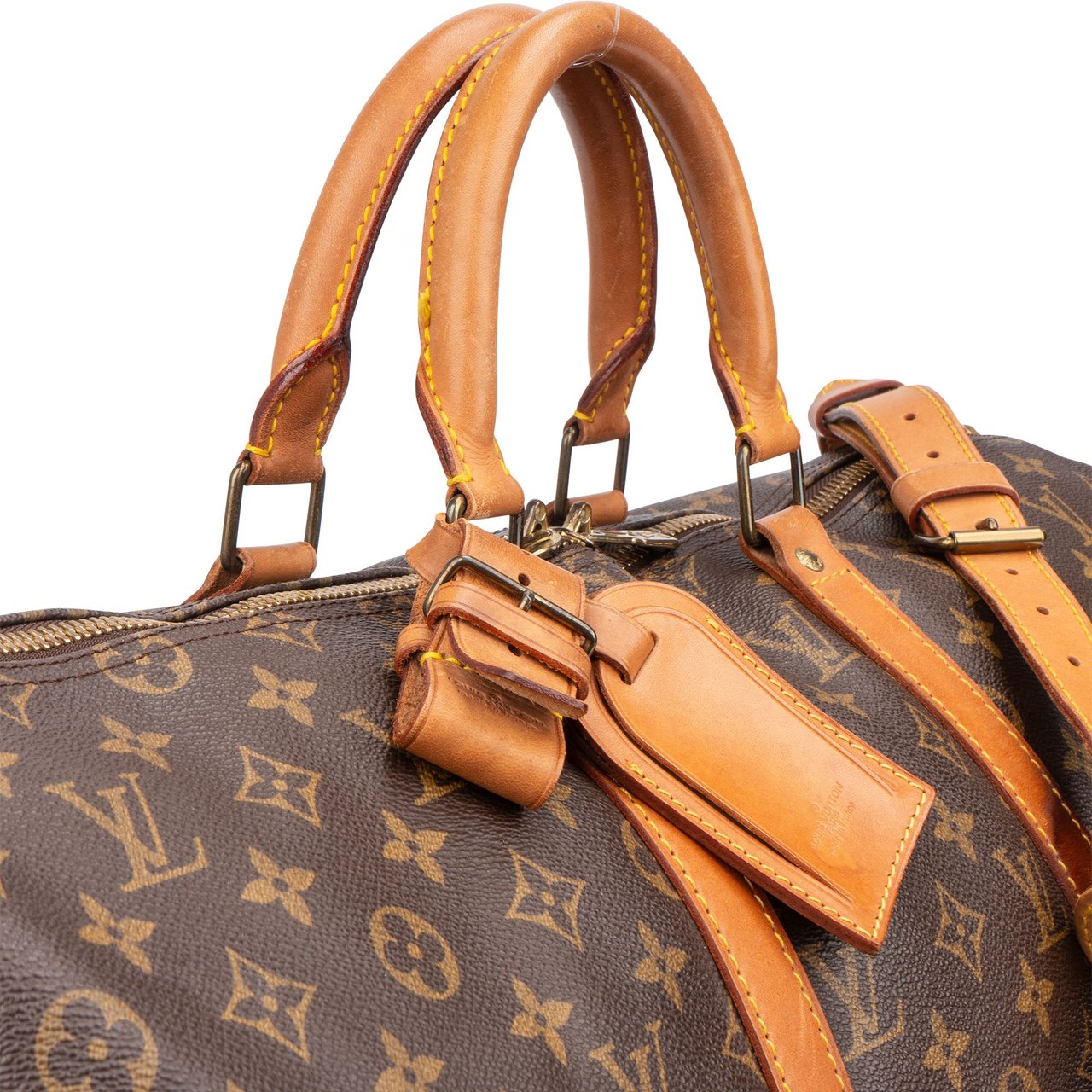 Louis Vuitton Louis Vuitton Canvas Monogram Keepall 50 Bandouliere Bruin