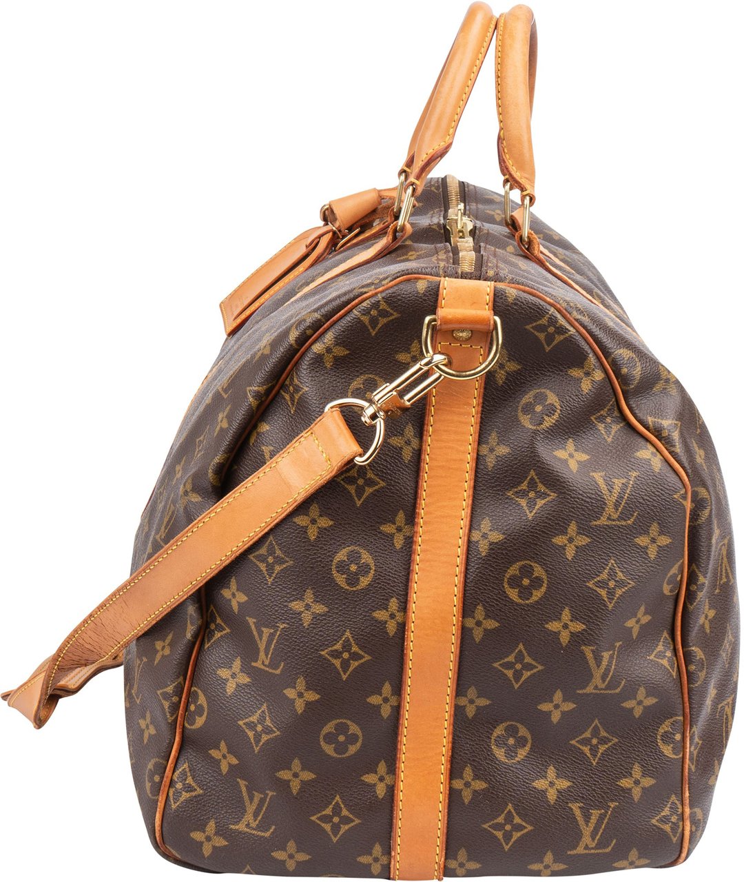Louis Vuitton Louis Vuitton Canvas Monogram Keepall 55 Bandouliere Bruin