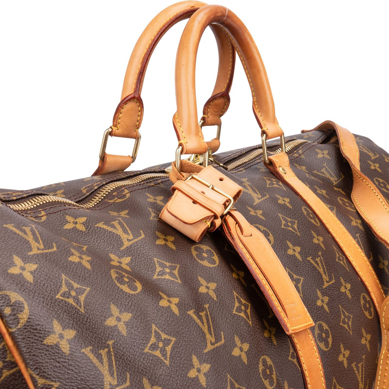 Louis Vuitton Louis Vuitton Canvas Monogram Keepall 55 Bandouliere Bruin