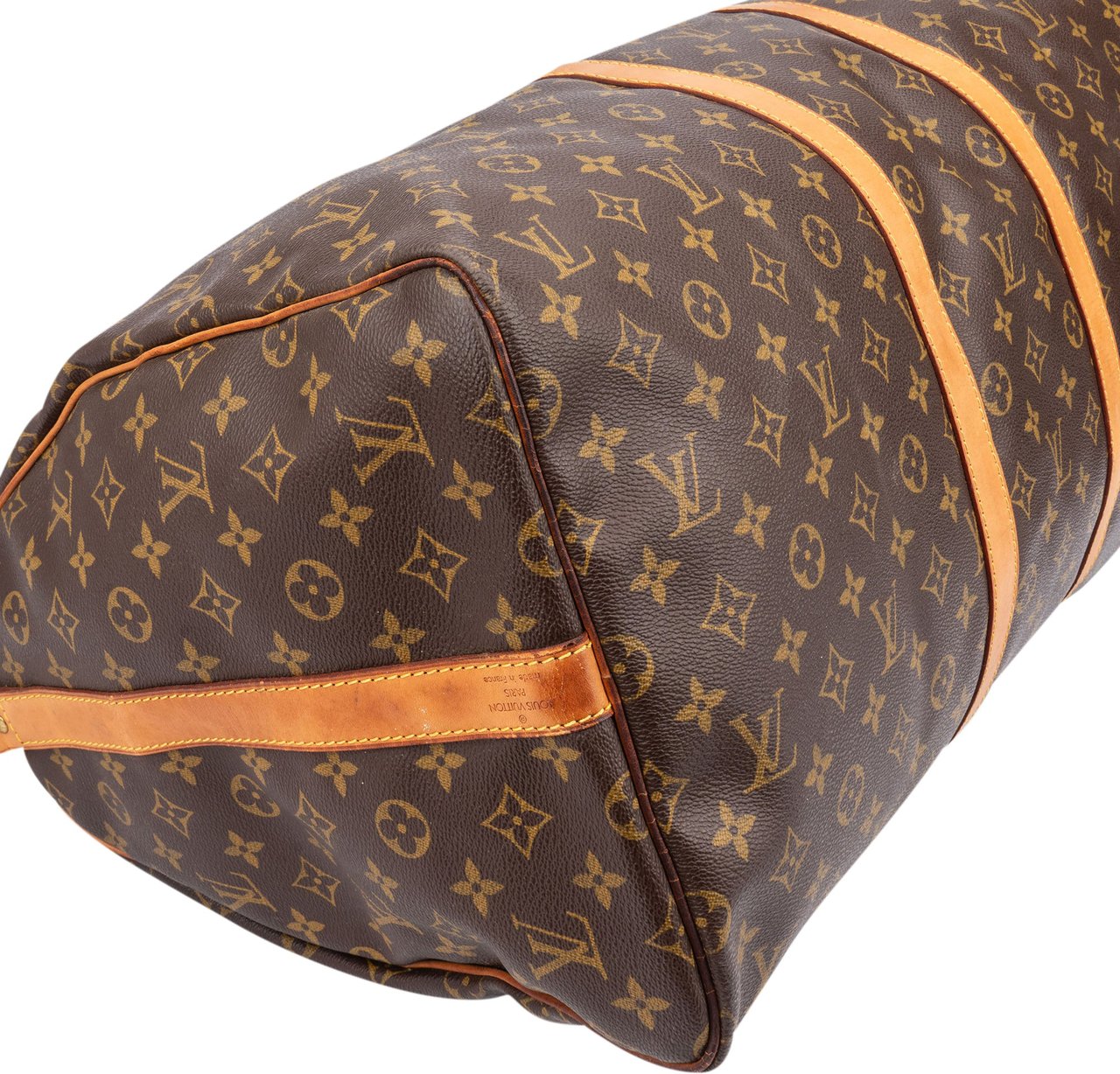 Louis Vuitton Louis Vuitton Canvas Monogram Keepall 55 Bandouliere Bruin