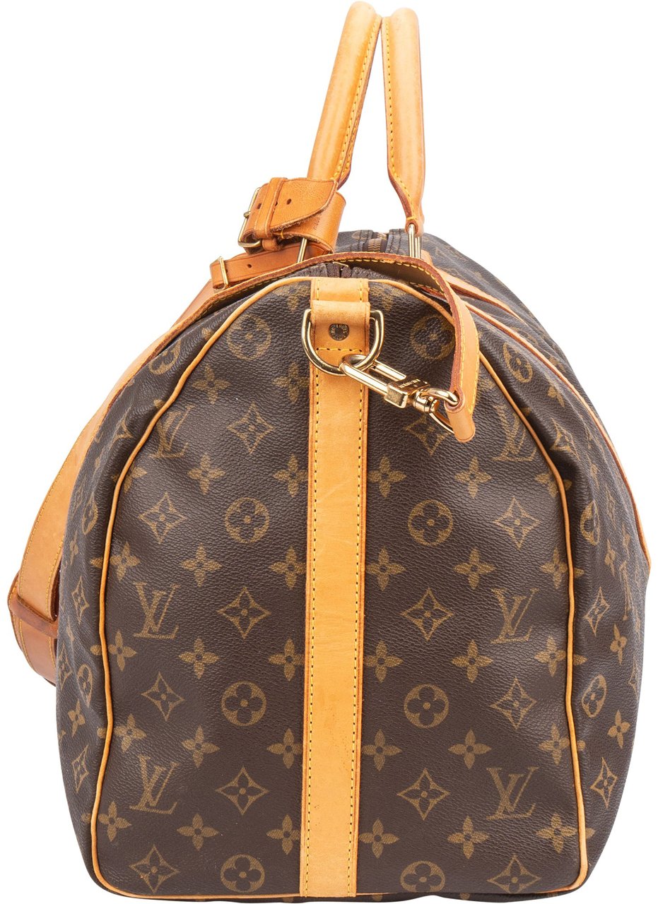 Louis Vuitton Louis Vuitton Canvas Monogram Keepall 50 Bandouliere Bruin