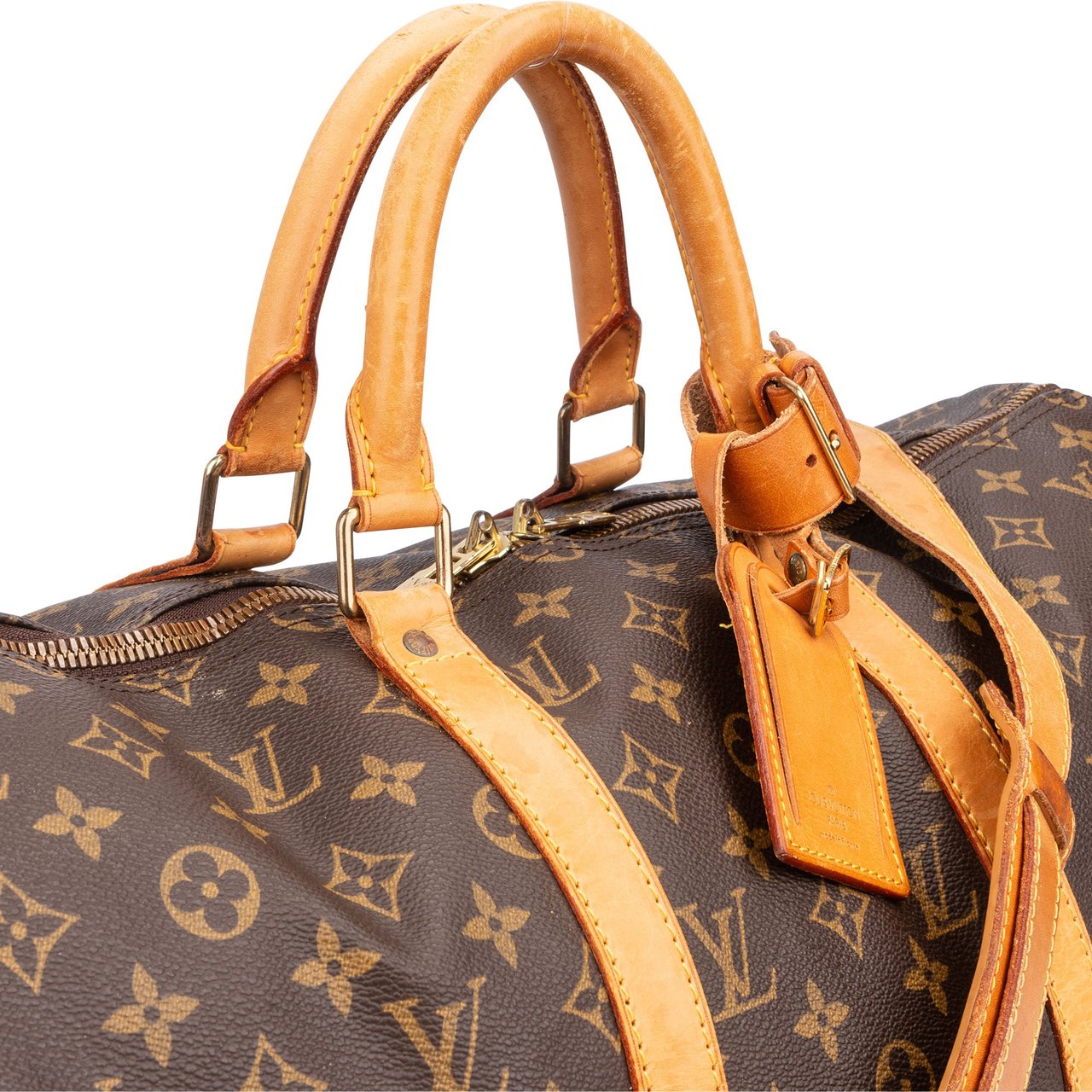 Louis Vuitton Louis Vuitton Canvas Monogram Keepall 50 Bandouliere Bruin