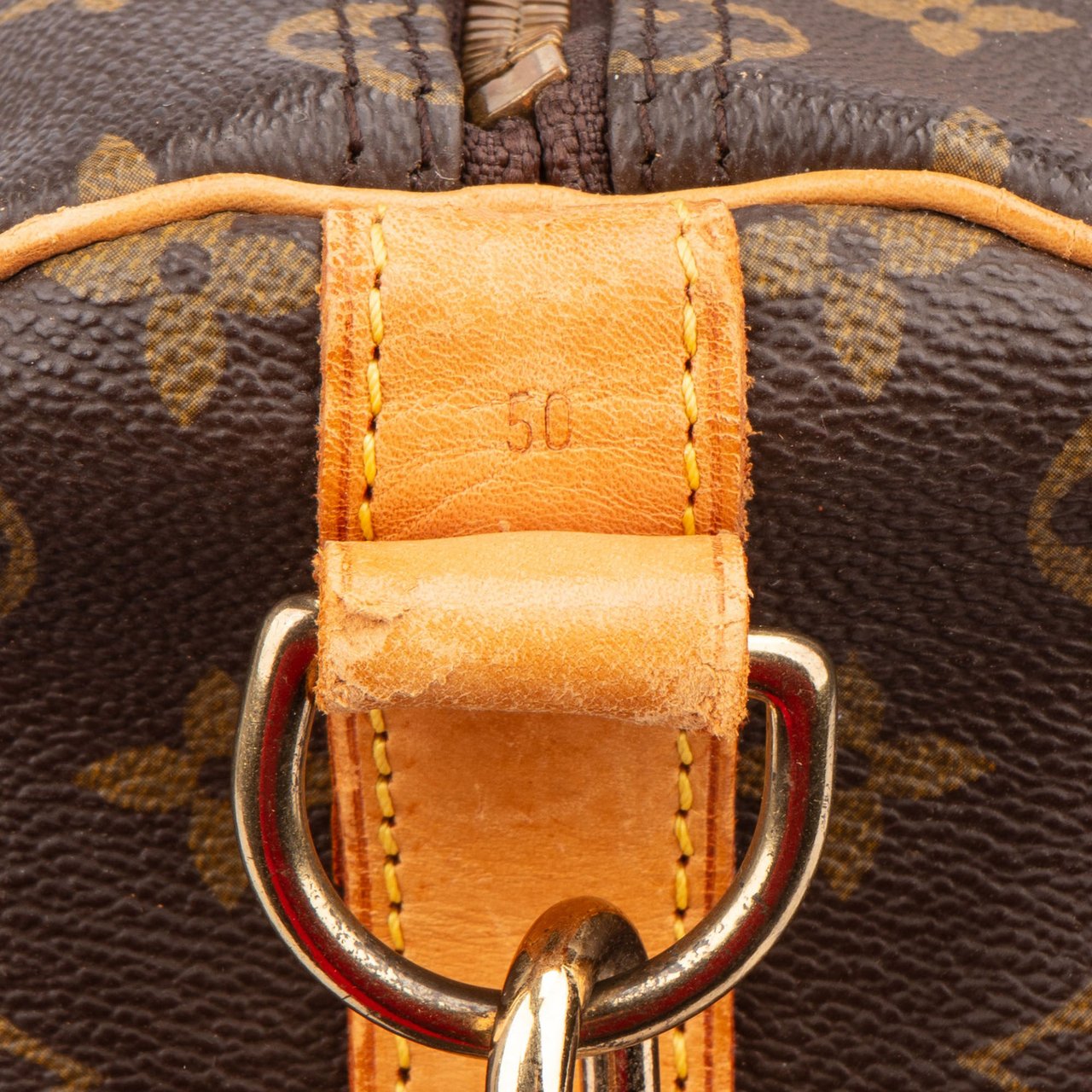 Louis Vuitton Louis Vuitton Canvas Monogram Keepall 50 Bandouliere Bruin