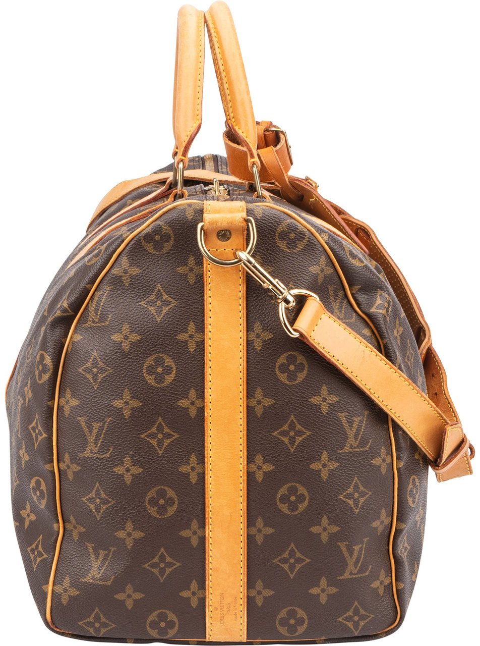 Louis Vuitton Louis Vuitton Canvas Monogram Keepall 50 Bandouliere Bruin