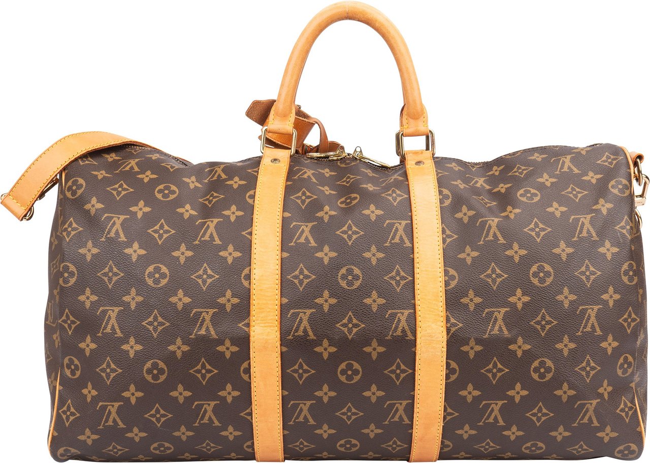 Louis Vuitton Louis Vuitton Canvas Monogram Keepall 50 Bandouliere Bruin