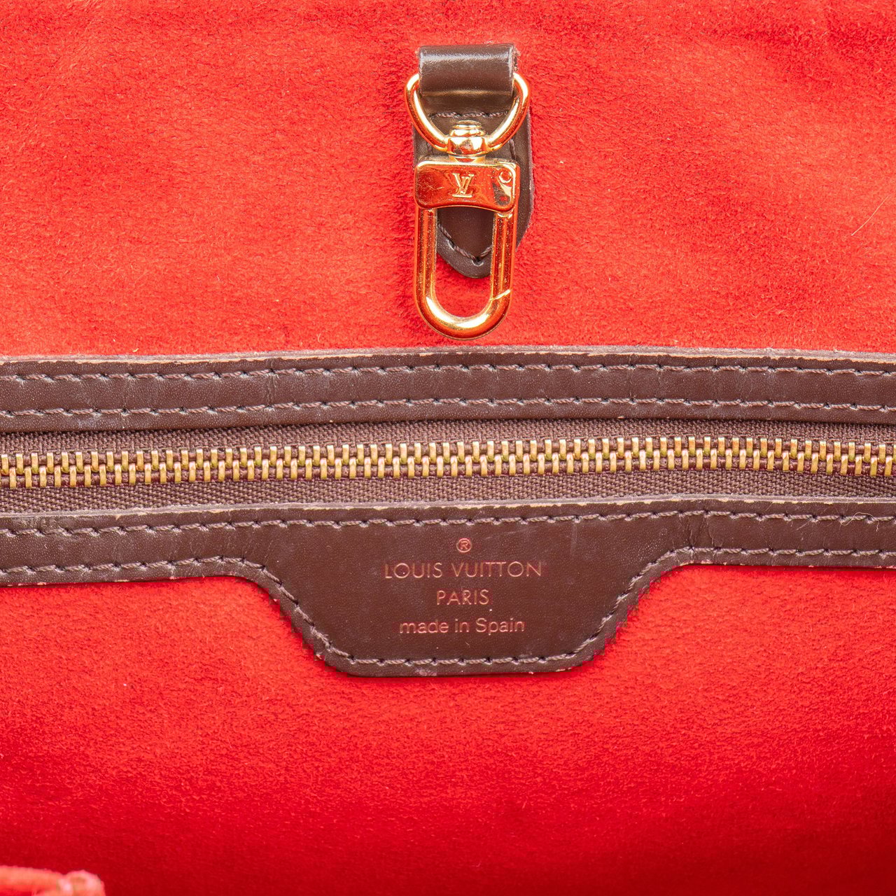 Louis Vuitton Louis Vuitton Damier Ebene Monogram Hampstead PM Handbag Bruin