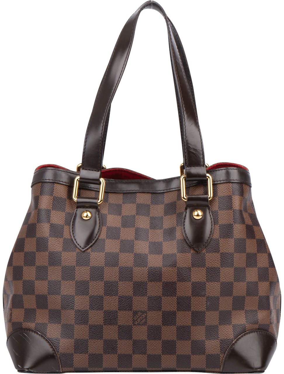 Louis Vuitton Louis Vuitton Damier Ebene Monogram Hampstead PM Handbag Bruin