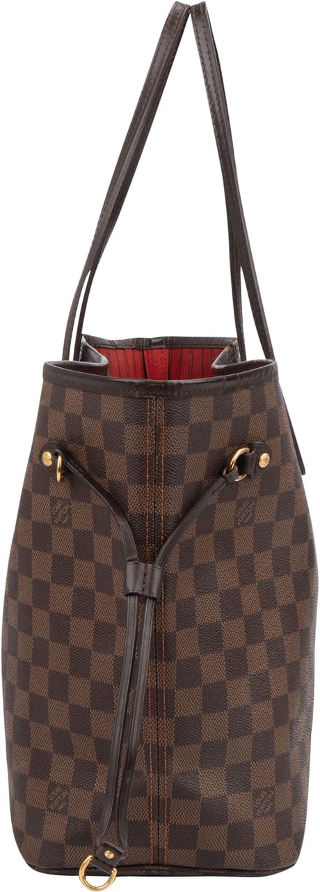Louis Vuitton Louis Vuitton Damier Ebene Monogram Neverfull MM Shopper Handbag Bruin