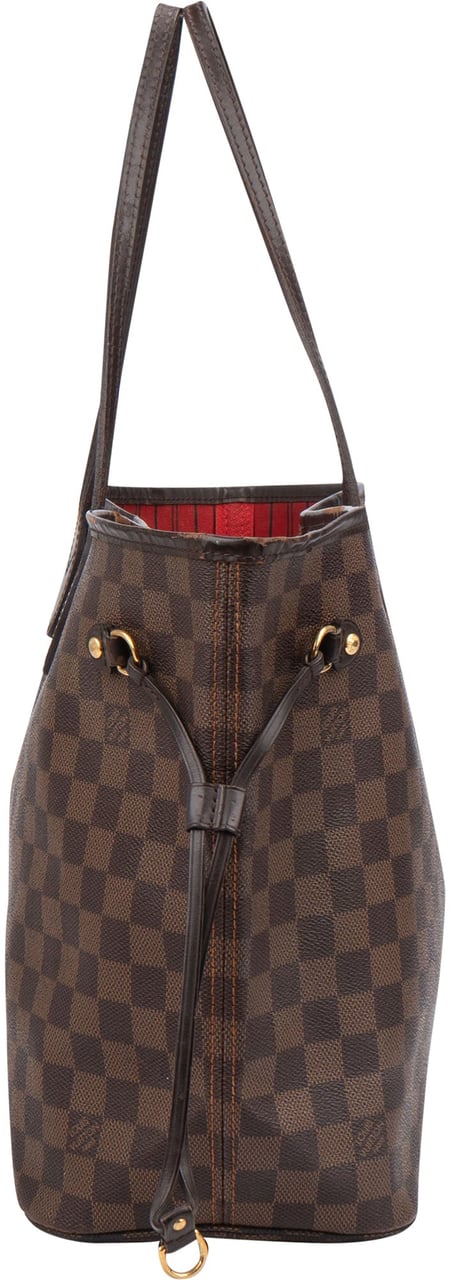 Louis Vuitton Louis Vuitton Damier Ebene Monogram Neverfull MM Shopper Handbag Bruin