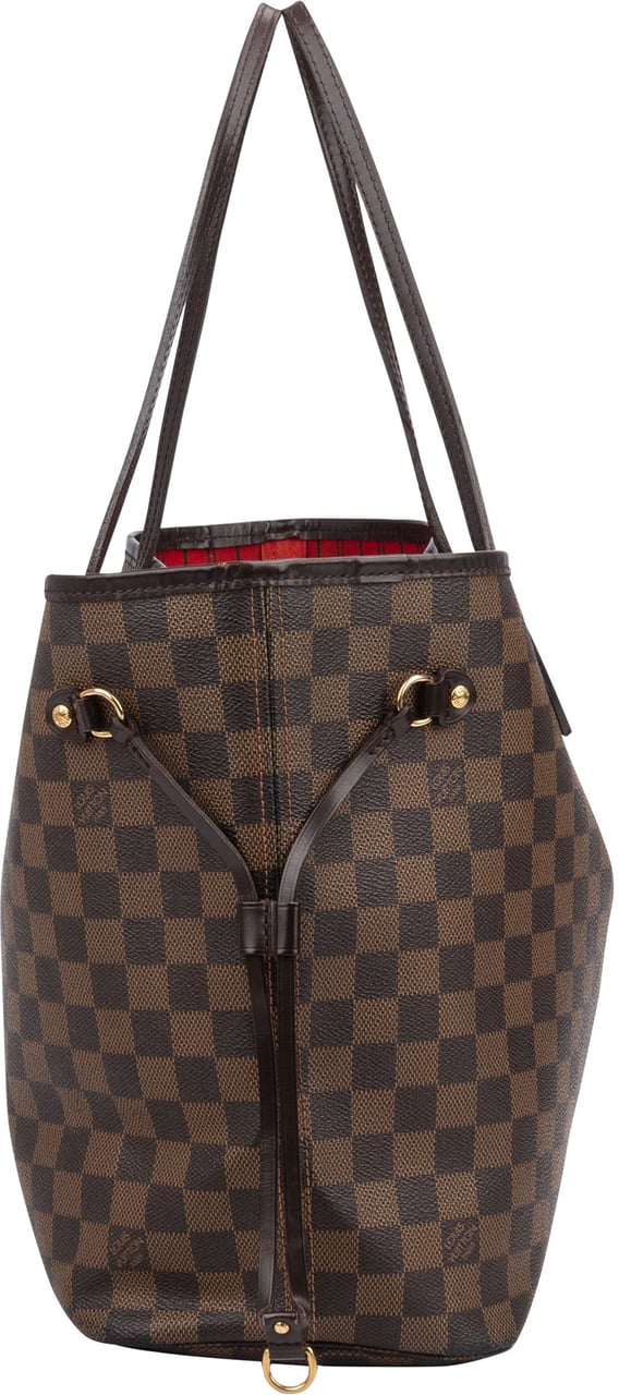 Louis Vuitton Louis Vuitton Damier Ebene Monogram Neverfull MM Shopper Handbag Bruin