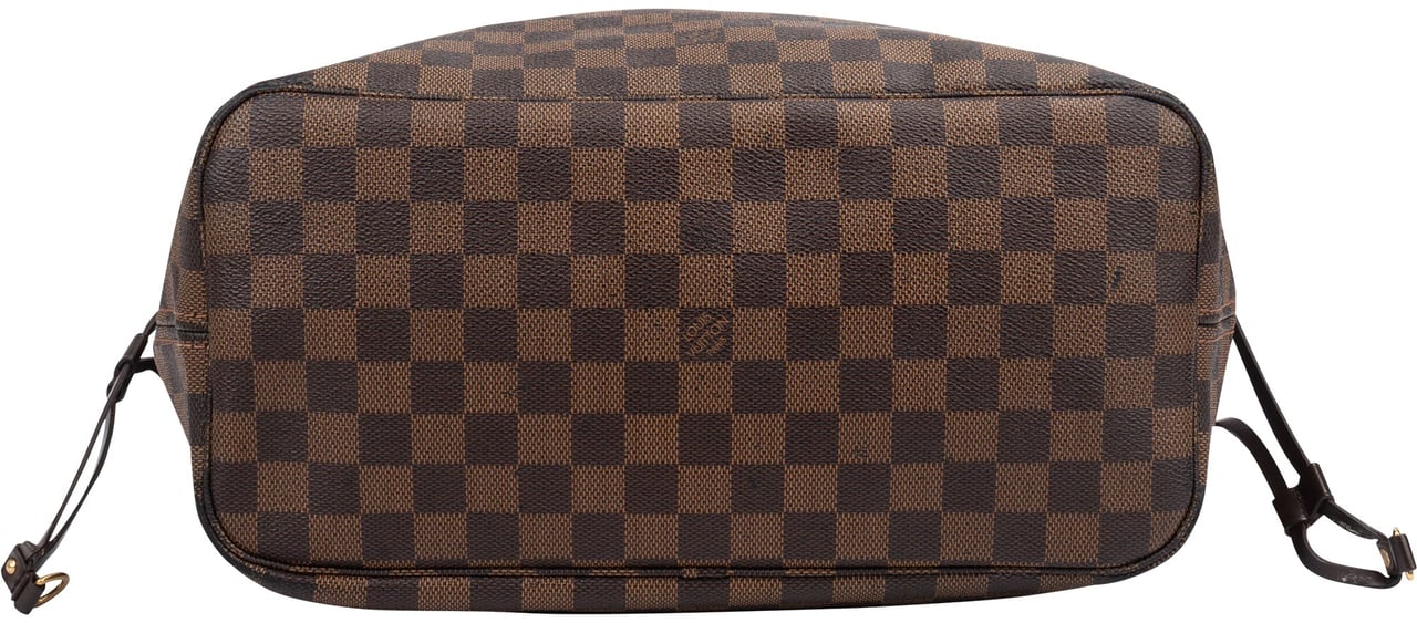 Louis Vuitton Louis Vuitton Damier Ebene Monogram Neverfull MM Shopper Handbag Bruin