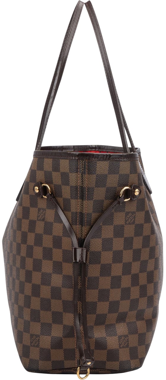 Louis Vuitton Louis Vuitton Damier Ebene Monogram Neverfull MM Shopper Handbag Bruin