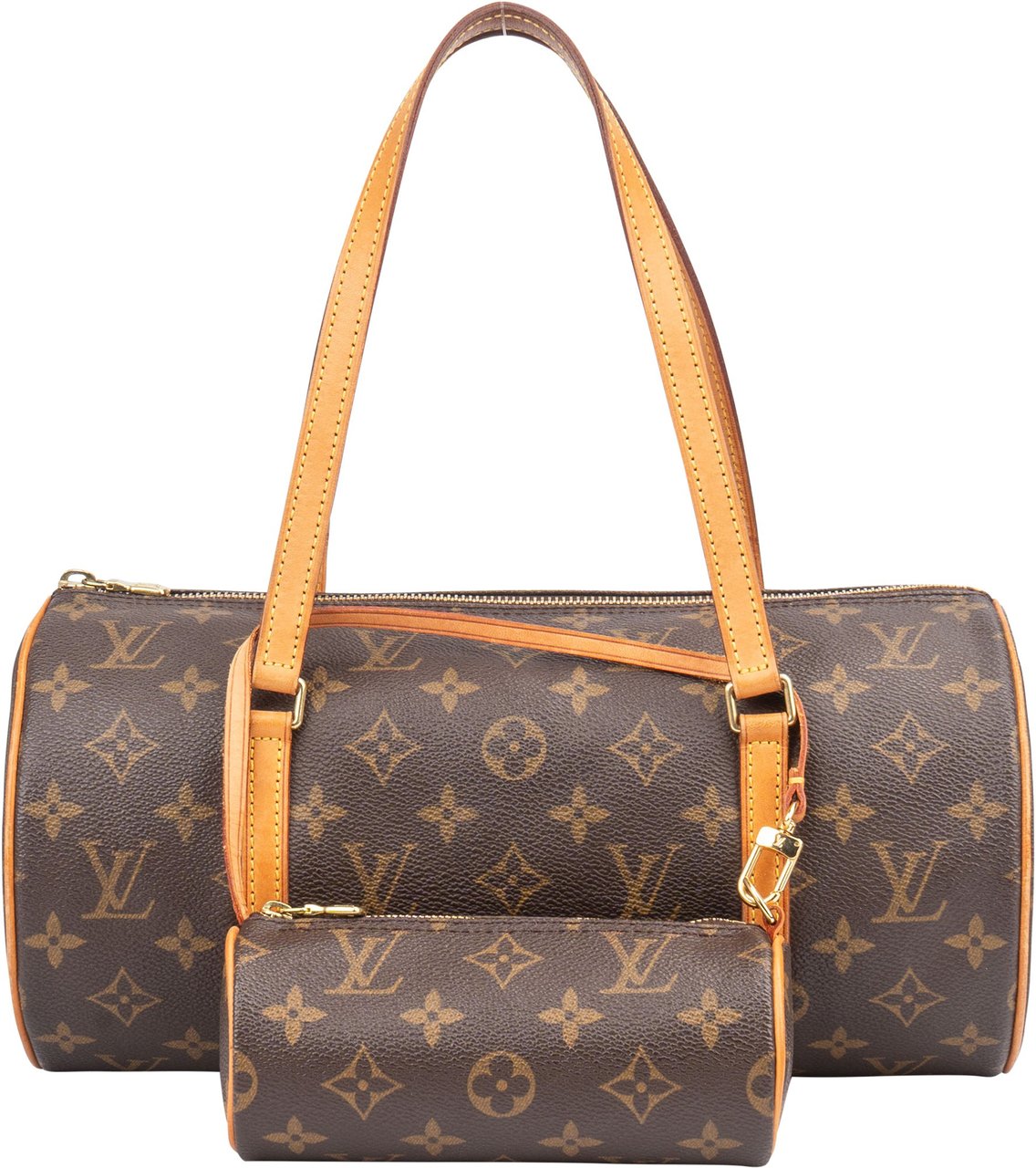 Louis Vuitton Louis Vuitton Canvas Monogram Papillon Set Handbag Bruin
