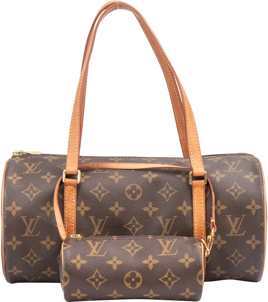 Louis Vuitton Louis Vuitton Canvas Monorgam Papillon Set Handbag Bruin