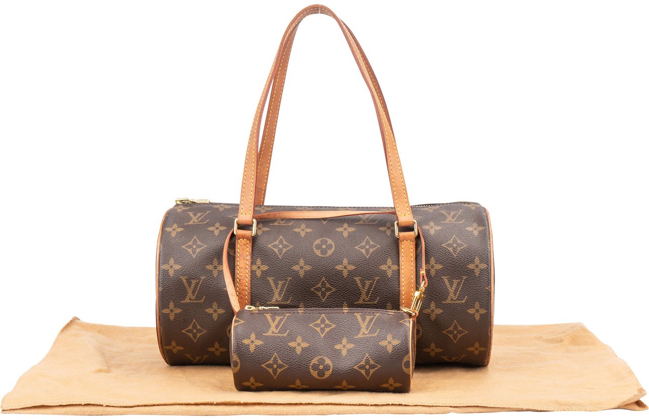 Louis Vuitton Louis Vuitton Canvas Monorgam Papillon Set Handbag Bruin