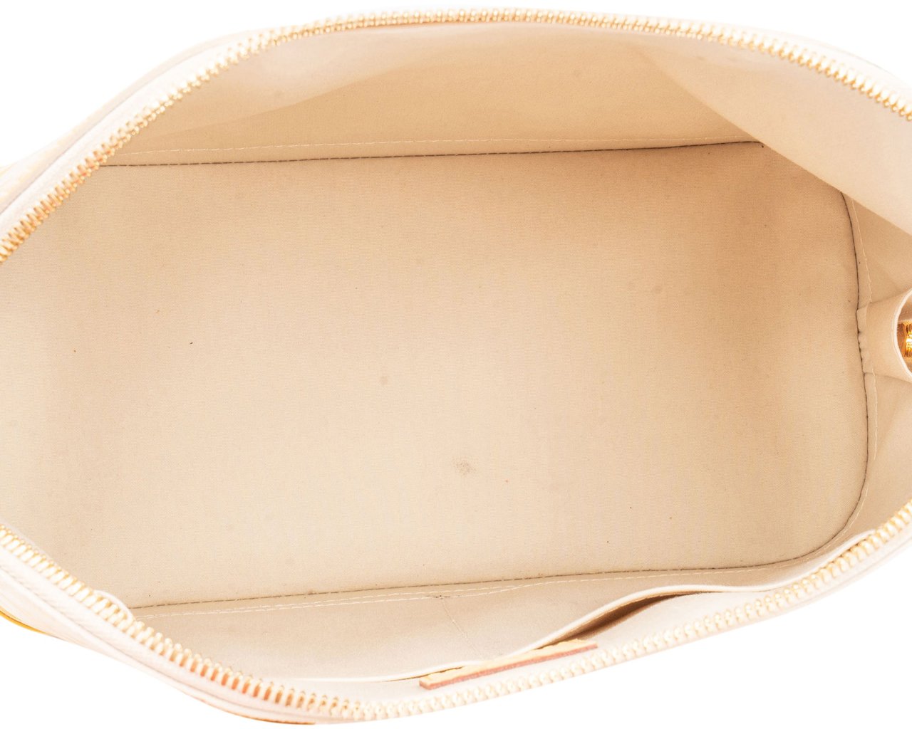 Louis Vuitton Louis Vuitton Vernis Monogram Alma PM Handbag Geel