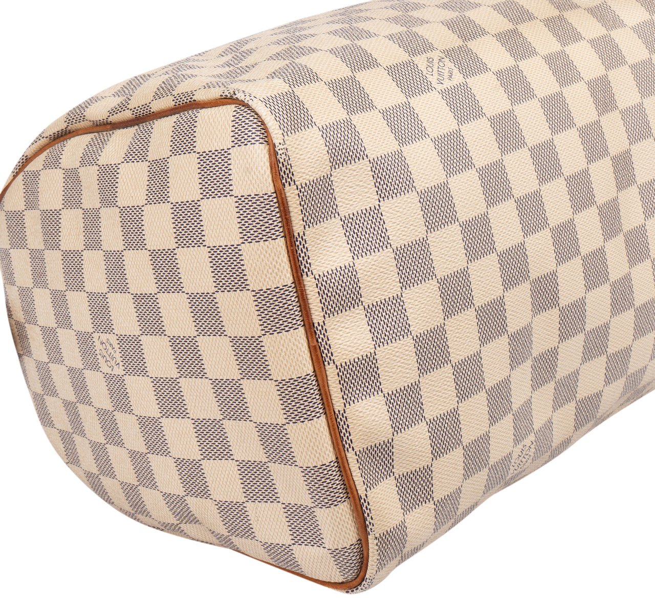 Louis Vuitton Louis Vuitton Damier Azur Monogram Speedy 35 Handbag Wit