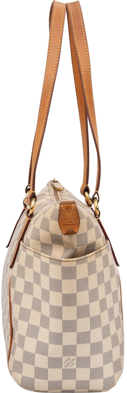 Louis Vuitton Louis Vuitton Damier Azur Monogram Totally PM Handbag Wit