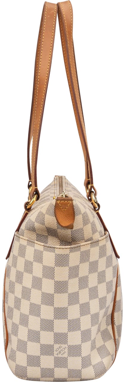 Louis Vuitton Louis Vuitton Damier Azur Monogram Totally PM Handbag Wit