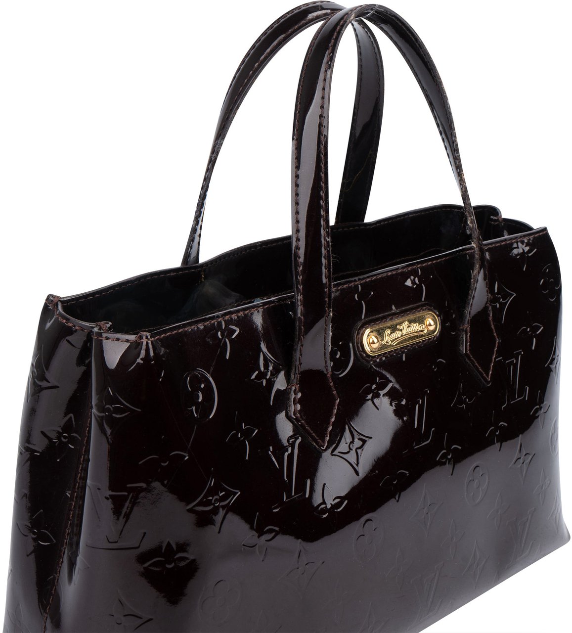 Louis Vuitton Louis Vuitton Vernis Monogram Wilshire Handbag Divers