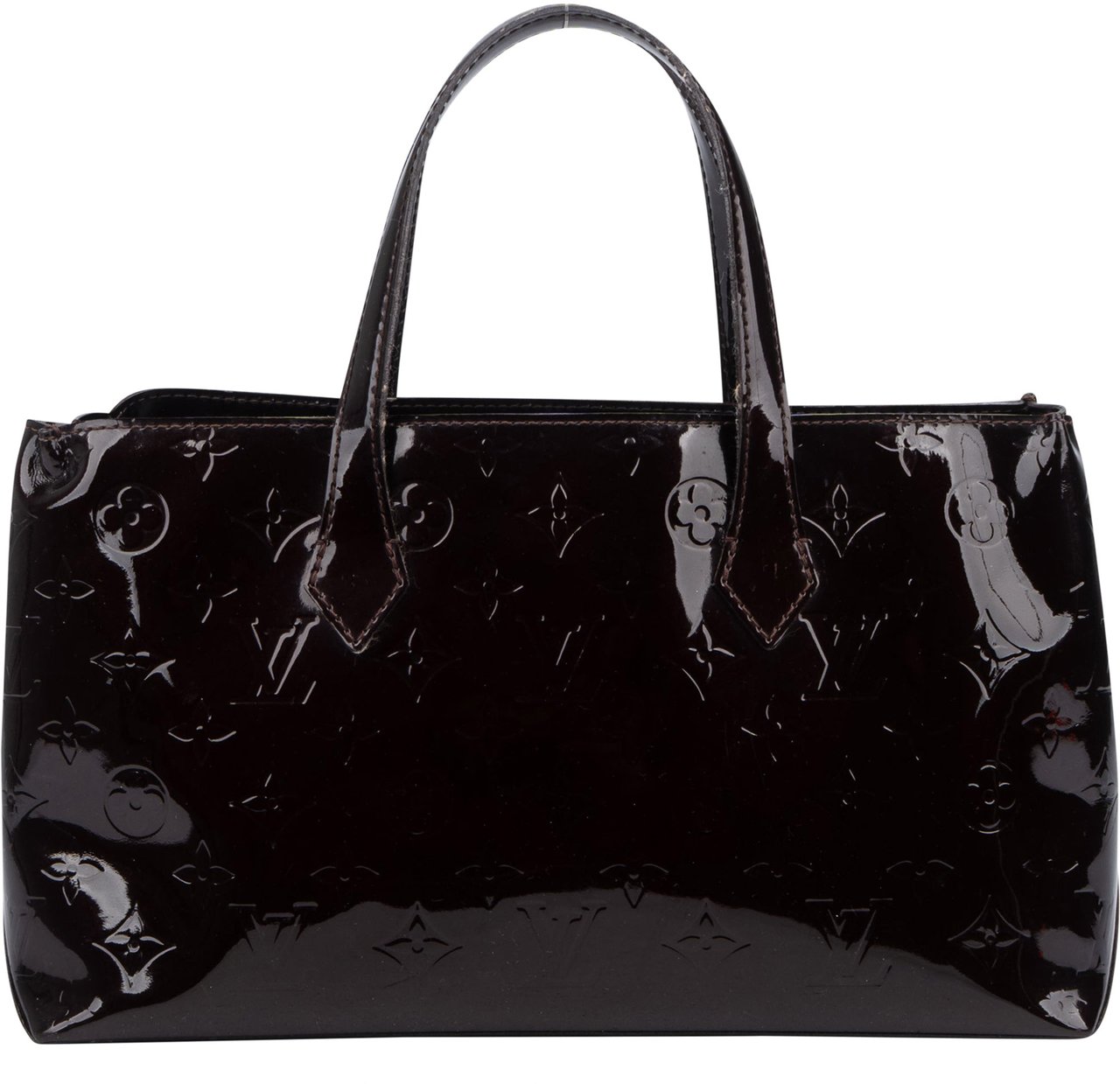Louis Vuitton Louis Vuitton Vernis Monogram Wilshire Handbag Divers