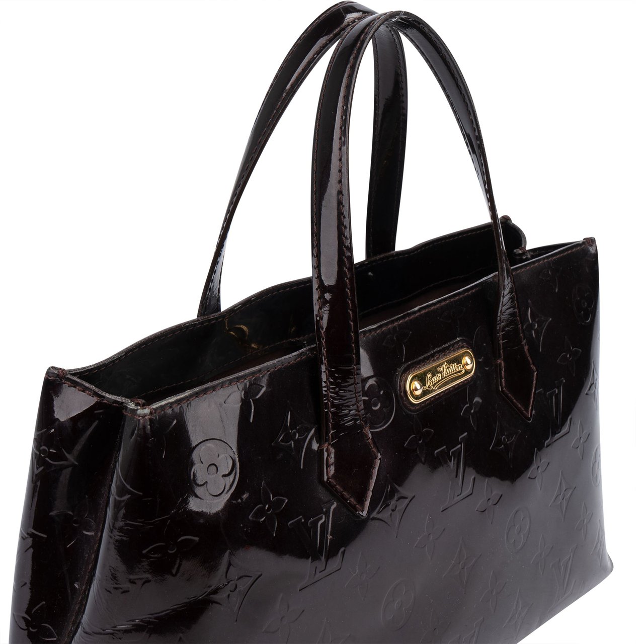 Louis Vuitton Louis Vuitton Vernis Monogram Wilshire Handbag Divers
