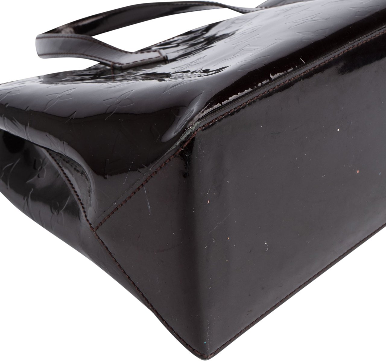 Louis Vuitton Louis Vuitton Vernis Monogram Wilshire Handbag Divers