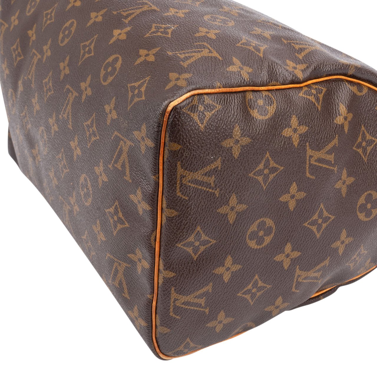 Louis Vuitton Louis Vuitton Canvas Monogram Speedy 30 Handbag Bruin