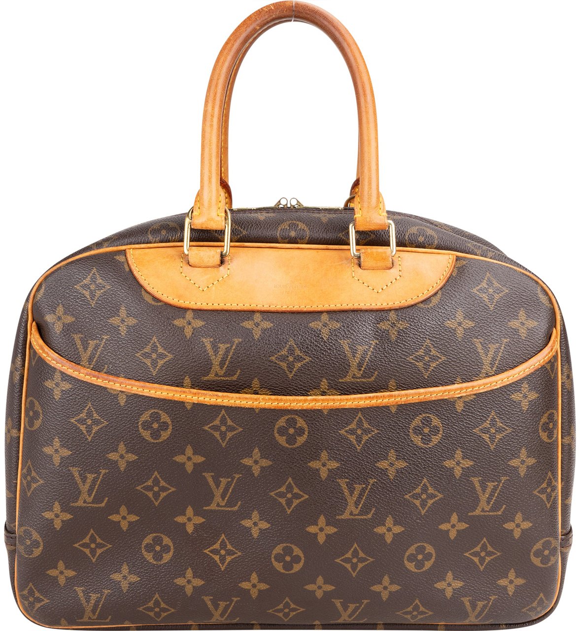 Louis Vuitton Louis Vuitton Canvas Monogram Deauville Handbag Bruin