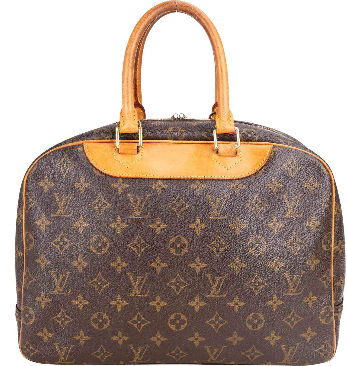 Louis Vuitton Louis Vuitton Canvas Monogram Deauville Handbag Bruin