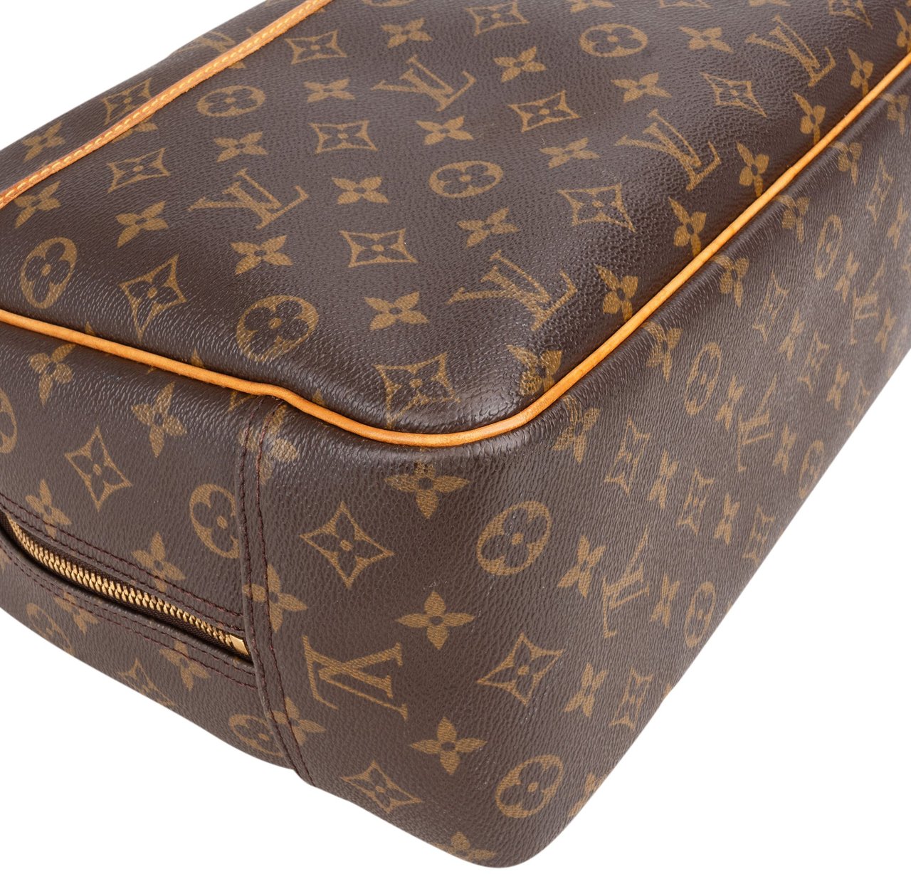 Louis Vuitton Louis Vuitton Canvas Monogram Deauville Handbag Bruin