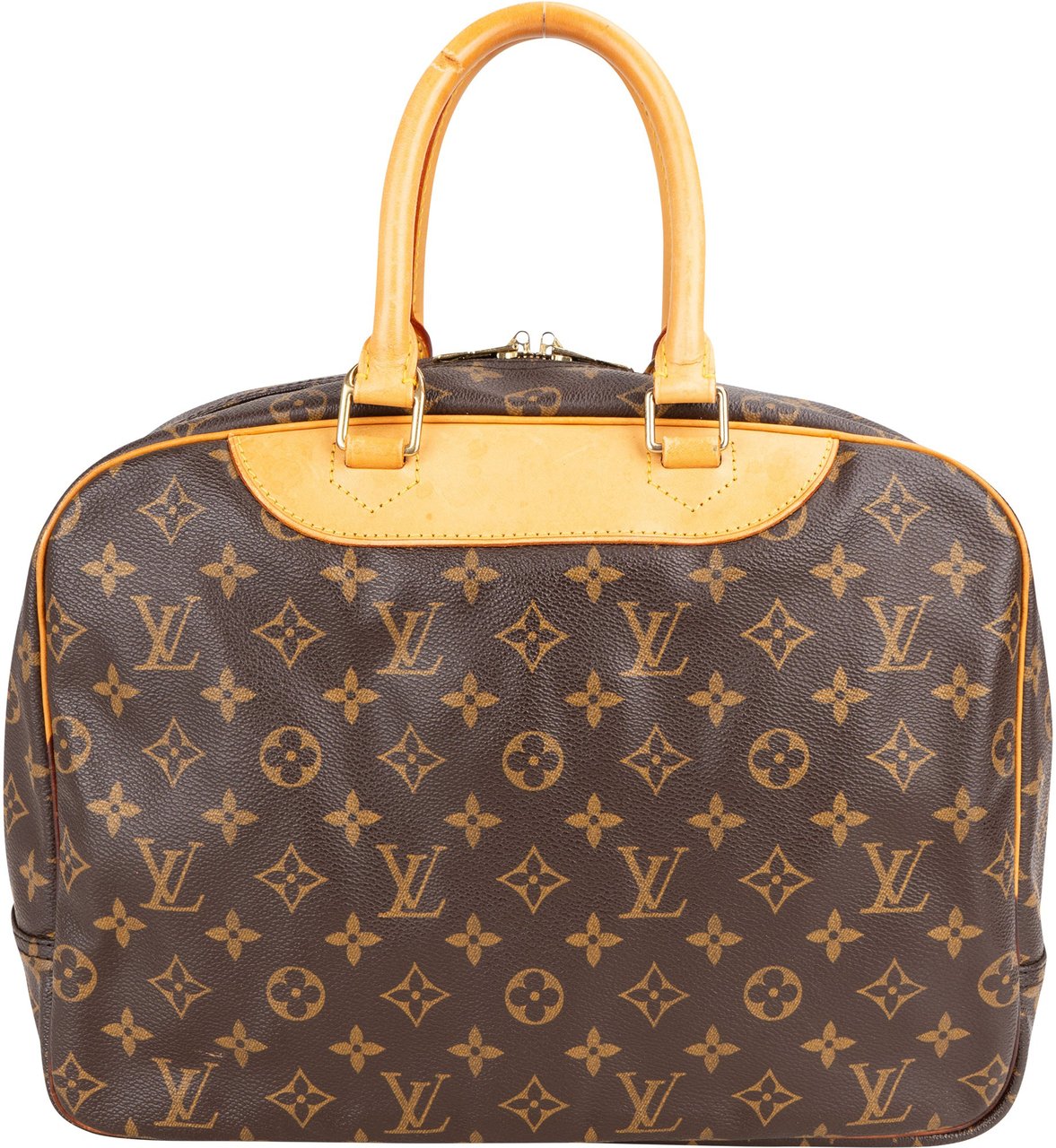 Louis Vuitton Louis Vuitton Canvas Monogram Deauville Handbag Bruin