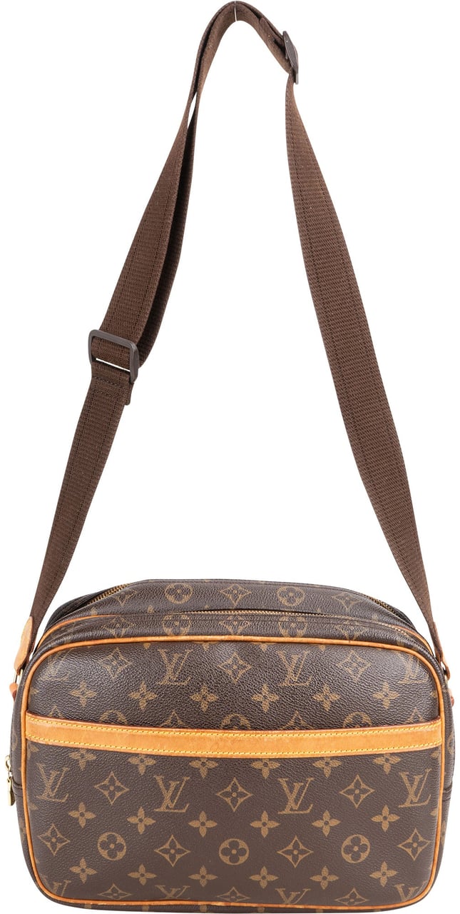 Louis Vuitton Louis Vuitton Canvas Monogram Reporter PM Crossbody Bag Bruin