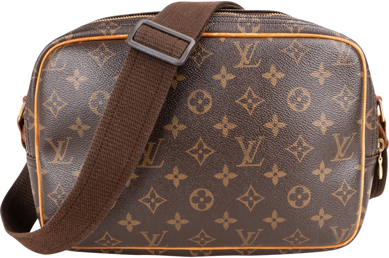 Louis Vuitton Louis Vuitton Canvas Monogram Reporter PM Crossbody Bag Bruin