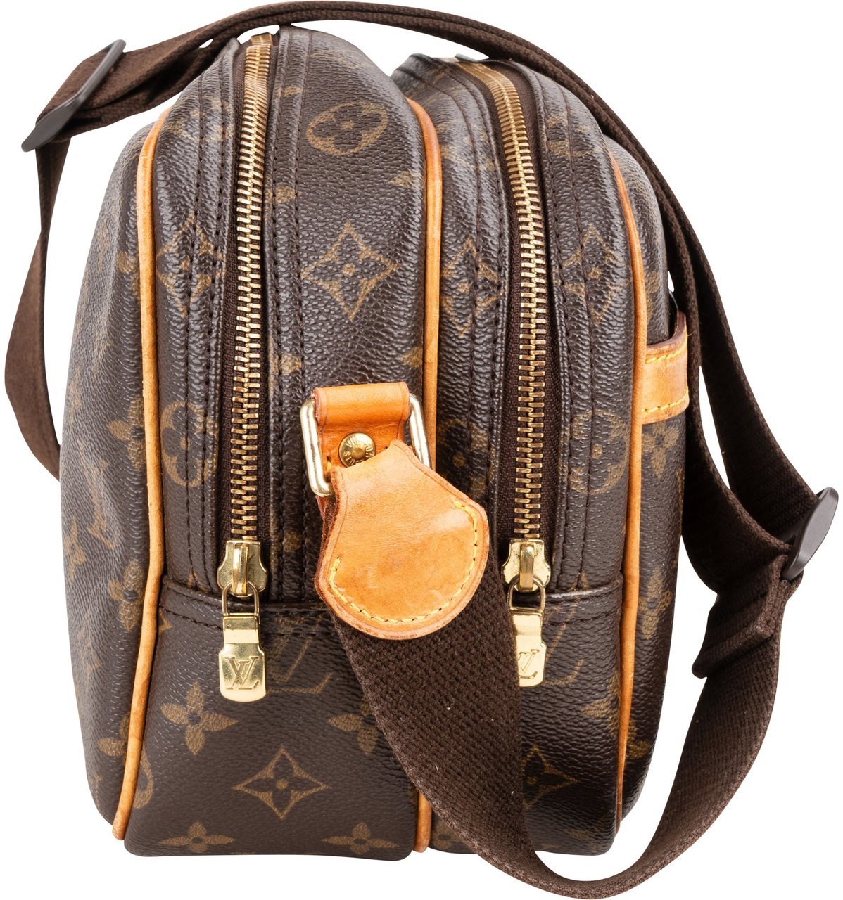 Louis Vuitton Louis Vuitton Canvas Monogram Reporter PM Crossbody Bag Bruin