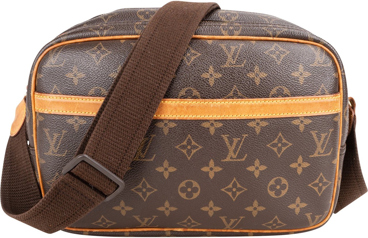 Louis Vuitton Louis Vuitton Canvas Monogram Reporter PM Crossbody Bag Bruin